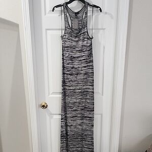 Womens Long Racerback Tank Dress, Size 12
